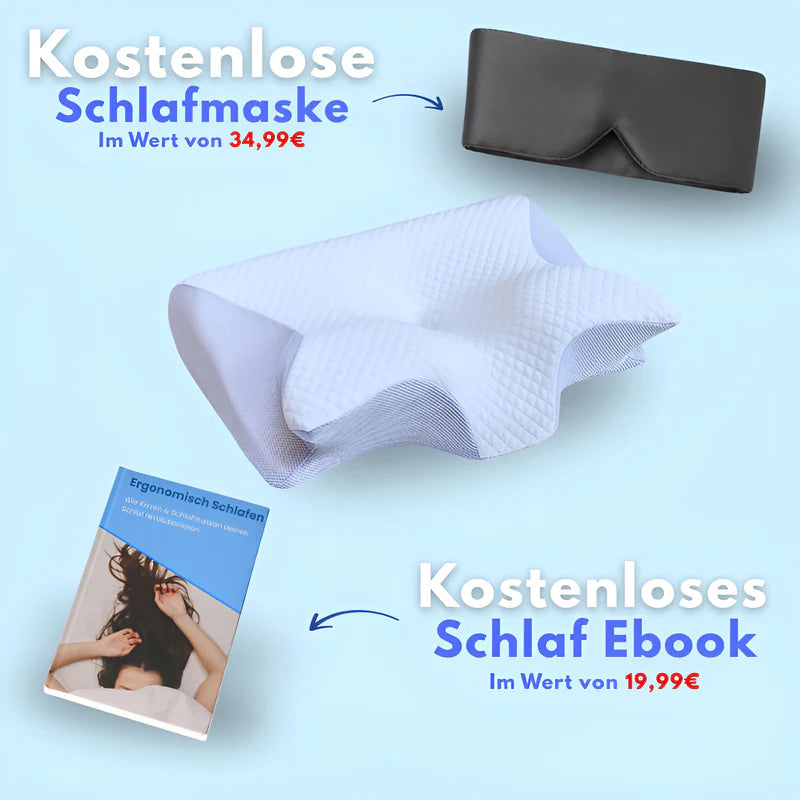 Das Original NackenTraum Kissen - Endlich Schmerzfrei & Erholt Aufwachen