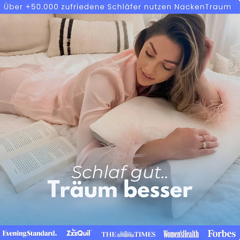 Das Original NackenTraum Kissen - Endlich Schmerzfrei & Erholt Aufwachen